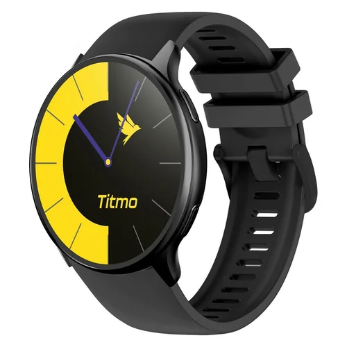 TITMO O-200 AMOLED GPS išmanusis laikrodis, juodas image 1