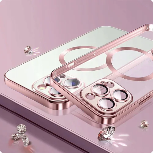 Tech-Protect MagShine Line MagSafe dėklas iPhone 15, juodas image 2