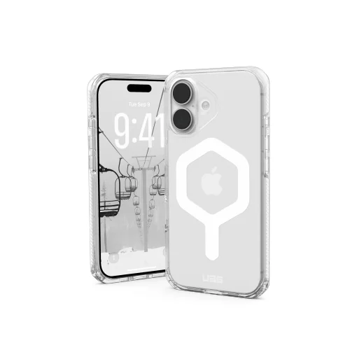UAG Plyo MagSafe dėklas iPhone 17, skaidrus ir baltas image 1