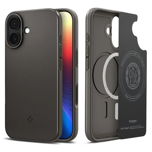 Spigen Thin Fit MagSafe dėklas iPhone 17, pilkas image 1
