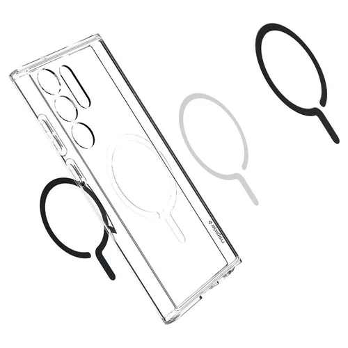 SPIGEN Ultra Hybrid OneTap Ring MagSafe dėklas Samsung S23 Ultra, juodas image 3
