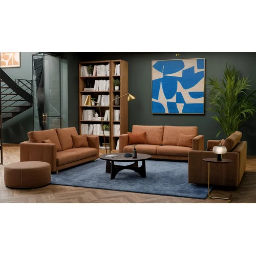 Lina 3 vietų sofa-lova, terakotos image 2