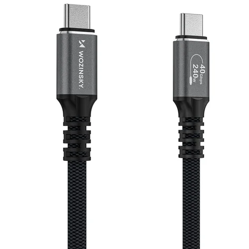 Wozinsky WPS-UY415S Thunderbolt 4 USB-C kabelis 1,5 m 240 W juodas image 3