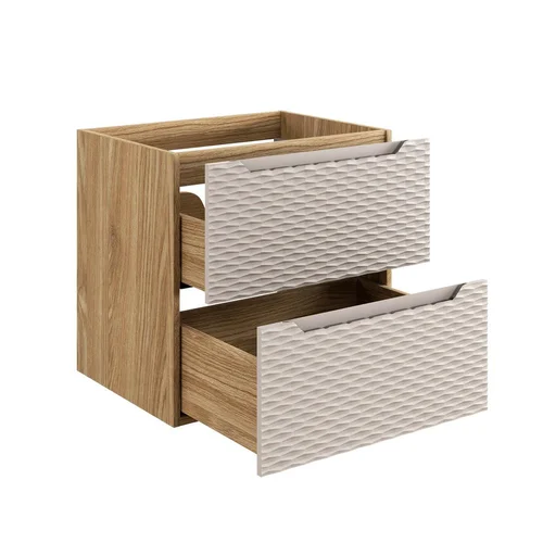 Apatinė spintelė COMAD Ocean Beige 82-60-2S, 60 cm, smėlio image 3