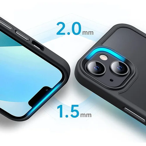 Tech-Protect MagMat MagSafe dėklas iPhone 12 / 12 Pro, tamsiai mėlynas image 3