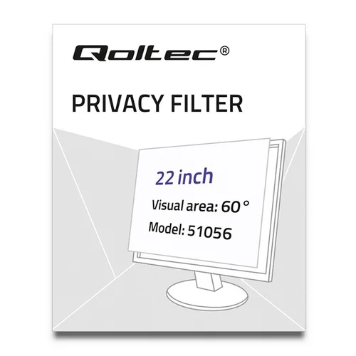 Qoltec 51056 privatumo filtras 22 col. image 2
