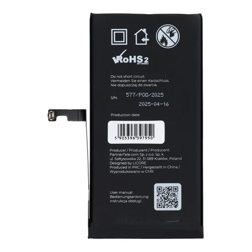 LICORE iPhone 15 Plus baterija 4383 mAh image 2