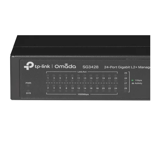 TP-Link Omada 24 prievadų Gigabit L2+ jungiklis, 4 SFP image 3