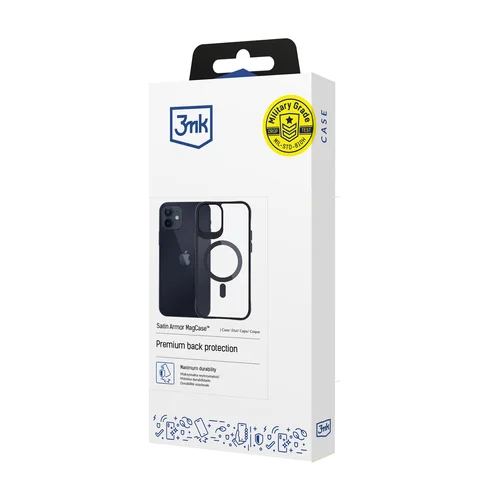 3mk Satin Armor MagCase iPhone 12/12 Pro dėklas image 3