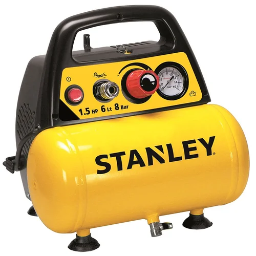 Stanley 6 l kompresorius be alyvos su pneumatiniu rinkiniu image 2