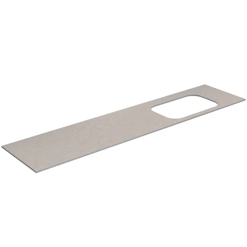 Kamė MOVADO HPL stalviršis 200 cm, balta matinė image 2