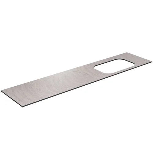 Kamė MOVADO HPL stalviršis 200 cm, balta matinė image 3