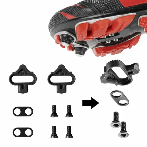 Rockbros PD303 dvipusiai dviračių pedalai, juodi image 3