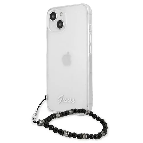 Guess GUHCP13SKPSBK kietas dėklas iPhone 13 mini, skaidrus image 2