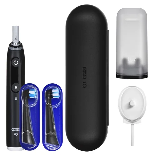 Oral-B iO Serija 6 juodas rotacinis dantų šepetėlis image 1