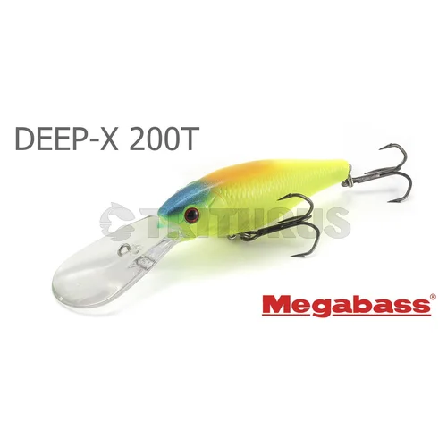 Megabass DEEP-X 200T vobleris 72 mm M END MAX image 3