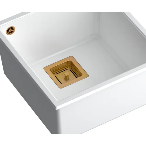 QUADRON DAVID 40 HQD4242U1-C1, 420x420x225 balta/vario plautuvė image 2