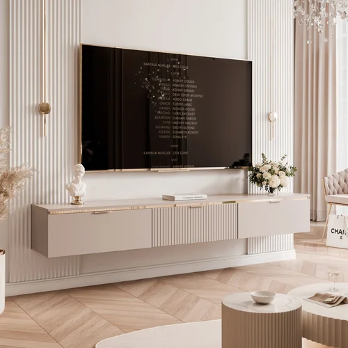 SELIA 200 cm pakabinama RTV spintelė, kašmyro spalvos image 1