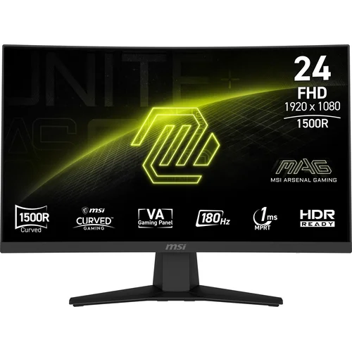 MSI MAG 244C 23,6 col. Full HD 180 Hz monitorius image 2