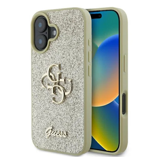 GUESS GUHCP16MHG4SGD dėklas iPhone 16 Plus, auksinis image 1