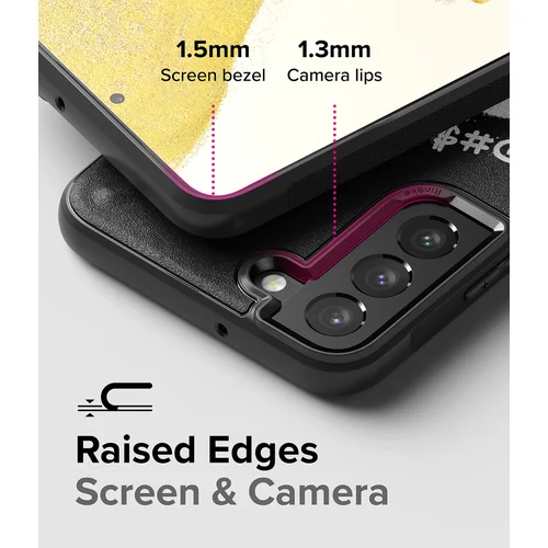 Ringke Onyx Design dėklas Samsung Galaxy S22 Plus, juodas image 2