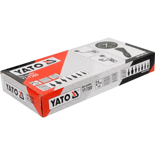 YATO YT-7300 benzininio variklio kompresijos matuoklis image 2