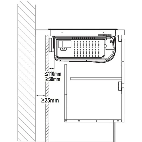 Elica NikolaTesla Fit+ BL/F/60 kaitlentė-gartraukis image 1