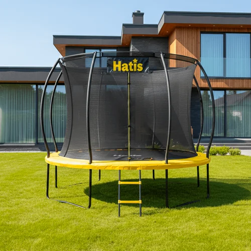 Batutas HATIS 3.05 m su vidiniu apsauginiu tinklu ir laipteliais image 2