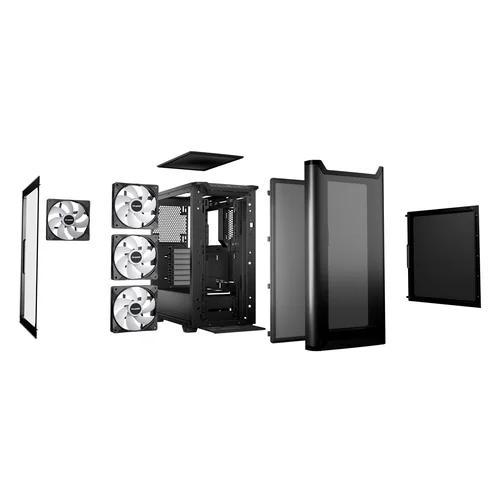 be quiet! Pure Base 501 DX Midi Tower korpusas, juodas image 3