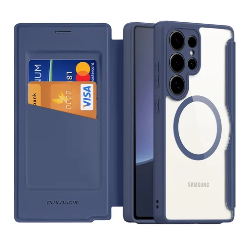 Dux Ducis Skin X Pro dėklas Samsung Galaxy S25 Ultra su MagSafe, mėlynas image 2