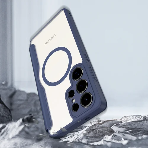 Dux Ducis Skin X Pro dėklas Samsung Galaxy S25 Ultra su MagSafe, mėlynas image 3