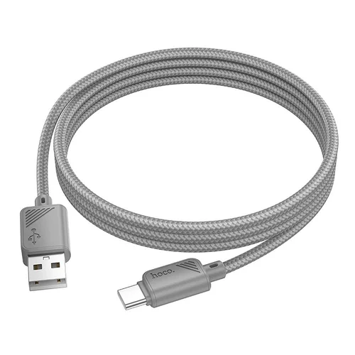 Hoco X113 USB-A–USB-C kabelis, 1 m, pilkas image 2