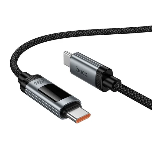 Hoco U148 USB-A–USB-C kabelis 1,2 m, juodas image 2