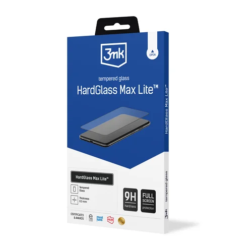 3mk HardGlass Max Lite ekrano stiklas Motorola Moto G55 5G, juodas image 2