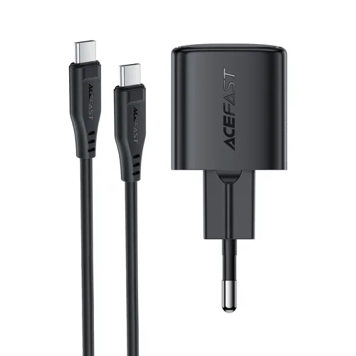 Acefast A118 GaN 30W USB-C kabelis 1,2 m Juodas image 3