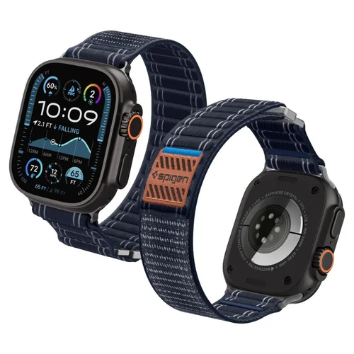Spigen WBF0 nailoninis dirželis Apple Watch, jūros mėlynas image 1