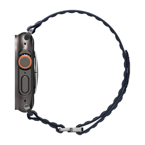 Spigen WBF0 nailoninis dirželis Apple Watch, jūros mėlynas image 3
