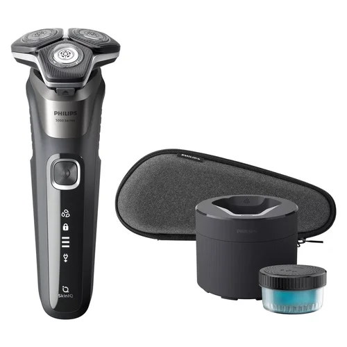 Philips Series 5000 S5887/50 pilkas šlapio ir sauso skutimo skustuvas image 1