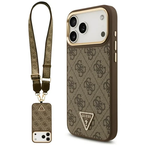 GUESS GUHMP17XP4G4TCSW MagSafe dėklas iPhone 17 Pro Max, rudas image 1