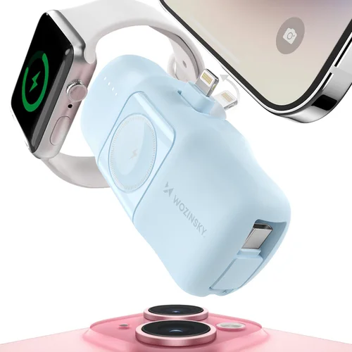 Wozinsky WF16-YLS 5000 mAh 15 W išorinė baterija, mėlyna image 3