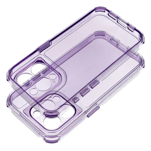 MATRIX CLEAR dėklas iPhone 14 Pro, šviesiai violetinis image 1