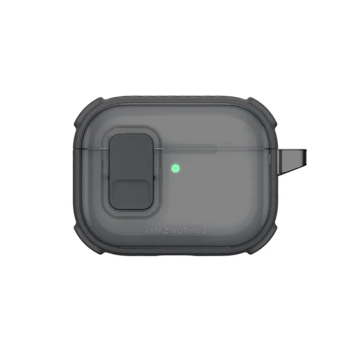AmazingThing Titan Pro Mag Case Clear dėklas AirPods Pro 3, juodas image 1
