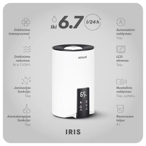 Adolus IRIS oro drėkintuvas image 2