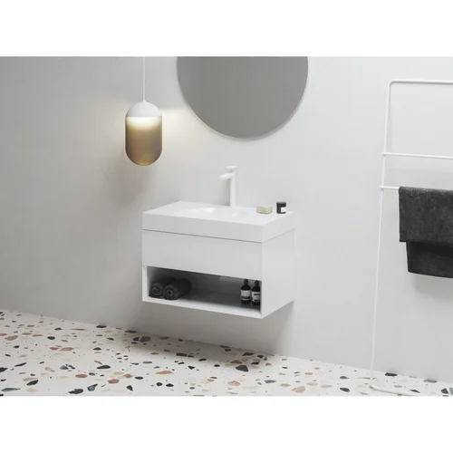 Praustuvas RAVAK Lite 80/45 su skylė maišytuvui, be perpildymui image 2