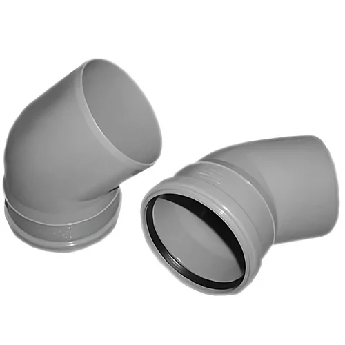 Wavin Optima vidaus kanalizacijos alkūnė, Ø 110 mm, 15° image 2