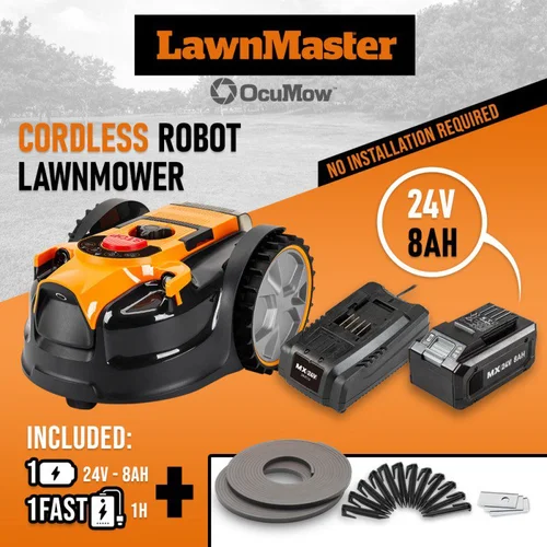 Vejos pjovimo robotas Lawnmaster 24 V, 8 Ah, 400 m² image 2