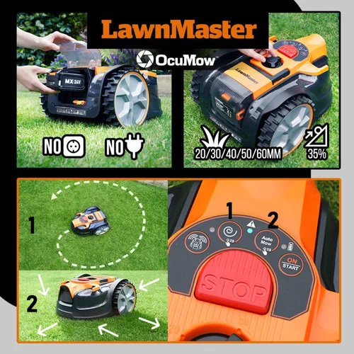 Vejos pjovimo robotas Lawnmaster 24 V, 8 Ah, 400 m² image 3