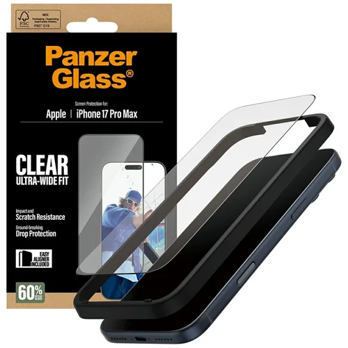 PanzerGlass Ultra-Wide Fit EasyAligner grūdintas stiklas iPhone 17 Pro Max image 3