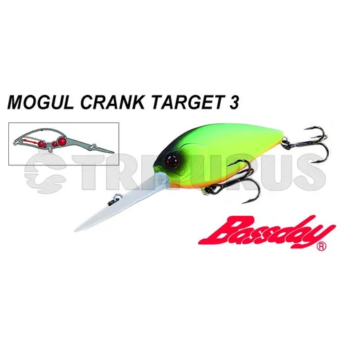 Bassday Mogul Crank Target 3 vobleris P-50, 57 mm, 16 g image 2