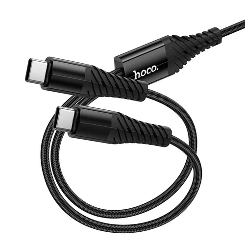 Hoco X123 2-in-1 USB-C laidas, 1 m, juodas image 3